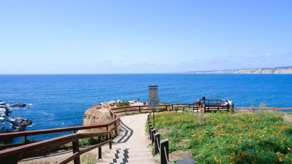 Scenic coastal overlook near Crystal Cove State Park showing top outdoor things to do in Newport Beach.