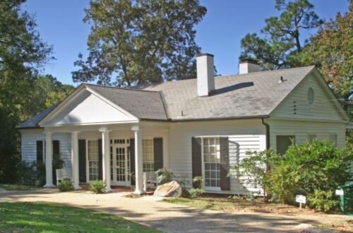 Franklin D. Roosevelt's Little White House in Warm Springs, Georgia, a historic attraction near the hot springs in Georgia.